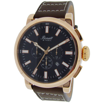 Bonett  - Herreur i rosa doublè med rem