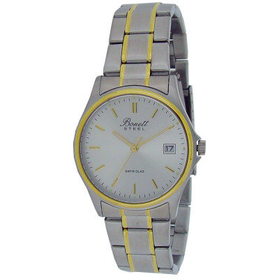 Bonett  - Herreur - Sølvfarvet og double med lænke