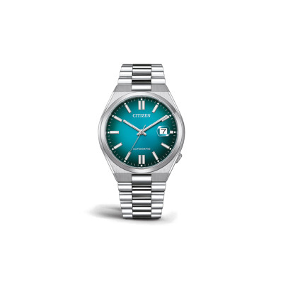 Citizen Automatic -  Herre ur med lænke blå skive (09/23)