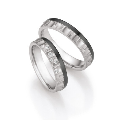 Vielsesringe i Titan og Zirconium  14/10070 og 79/10080 (06/23)