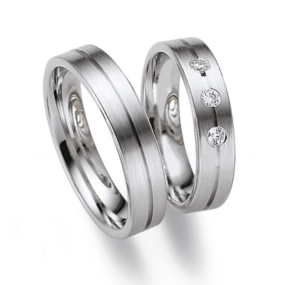 Vielsesringe 20265/5 fra Gerstner i Palladium 500  (X6)  (02/26)