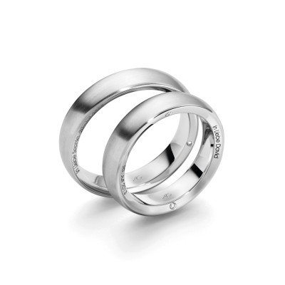 Gerstner vielsesring 28409 Platin 950 (x32)  (02/26)