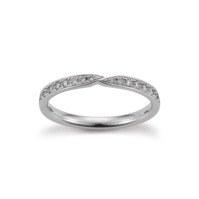 Gerstner vielsesring med brillanter i platin 950 - 29752 (x47) (02/26)