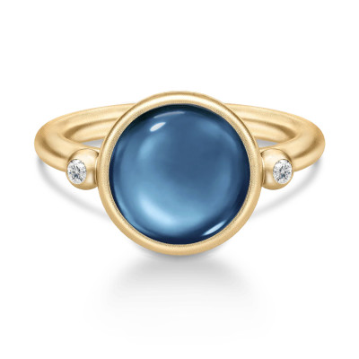 Sapphire Blue - Forgyldt