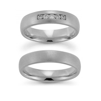 Vielsesringe Gerstner  20802 i Palladium 500 (X1) 02/26