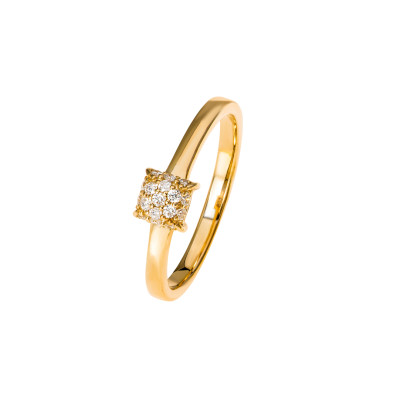 Brillantring i 14 karat guld (08/20) 
