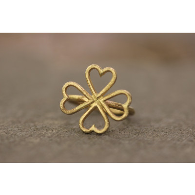 Hjertefirkløver i 8 karat   (11/25)