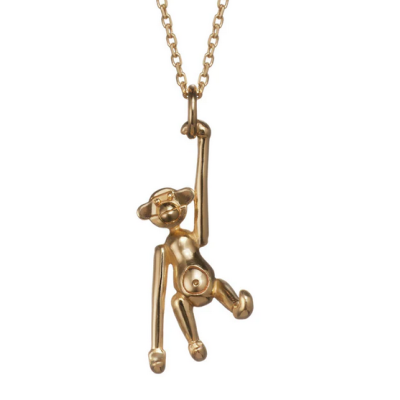 Kay Bojesen Abe Halskæde Forgyldt Sølv KBJ-1