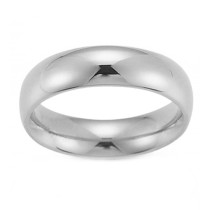 Min Vielsesring Profil 3  i 14 karat  hvidguld (02/26)