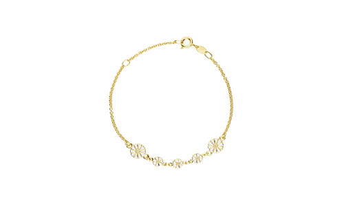 Lund Marguerit - Armbånd forgyldt