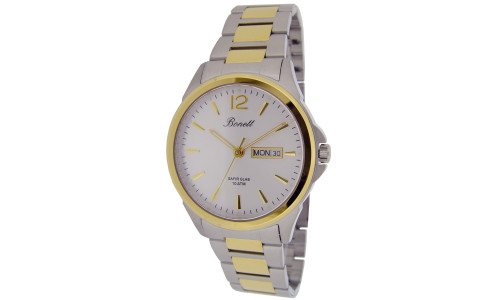 Bonett  - Herreur - sølvfarvet og doublè med lænke