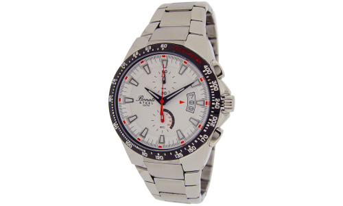 Bonett  - Herreur - chronograf i stål med lænke