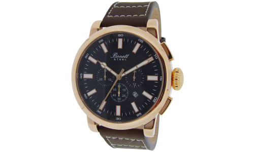 Bonett  - Herreur i rosa doublè med rem