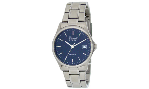 Bonett  - Herreur - sølvfarvet med lænke