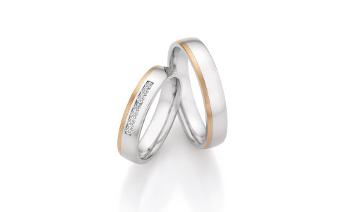 Vielsesringe i stål og guld 2023 88/25110 og 88/25120  (06/23)