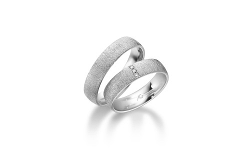 Gerstner vielsesringe 28681 9 karat hvidguld (x42) (02/26)