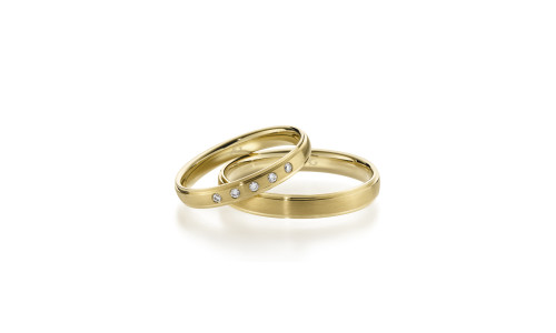 Gerstner vielsesringe  14 karat alm. guld 28695 (x43)  (02/26)