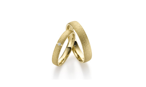 Gerstner vielsesringe 14 karat alm. guld 28701 (x43)  (02/26)