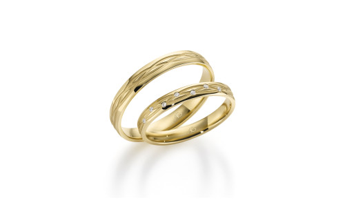 Gerstner vielsesringe 14 karat alm. guld 28704 (x43)  (02/26)