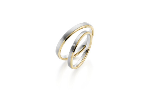 Gerstner vielsesringe 28771 14 karat hvidguld (x45)  (02/26)