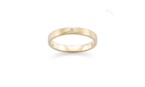 Gerstner ring i 8 karat guld m. brillant 3 mm. (x63)   (02/26)