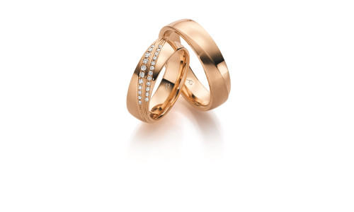 Vielsesringe i 8 karat guld fra Gerstner 28635  (X39) (02/26)