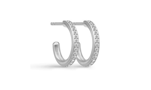 Julie Sandlau Infinity Hoop small - Øreringe, forgyldt eller sølv