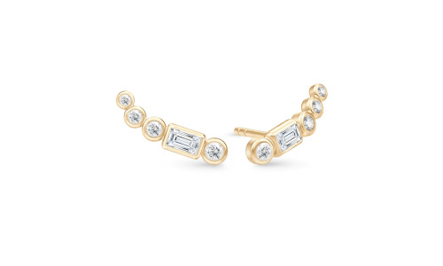 Julie Sandlau - Sophia Earstuds i rhodineret eller forgyldt sølv