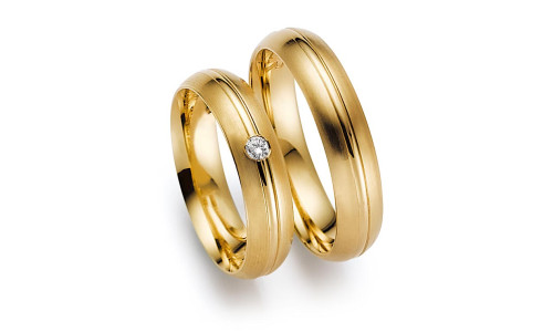 Vielsesringe 20801 fra Gerstner i 8 karat alm. guld. (X1)  (02/26)