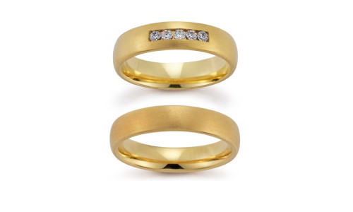 Vielsesringe Gerstner  20802 i 8 karat alm  guld(X1)   (02/26)