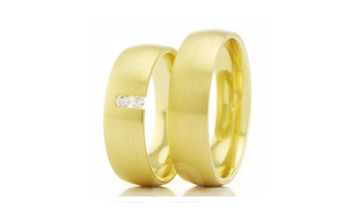 Vielsesringe 20870 fra Gerstner i 14 karat alm guld (X1) (02/26)