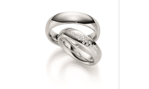 Vielsesringe i platin 950 fra Gerstner 28621  (X38) (02/26)