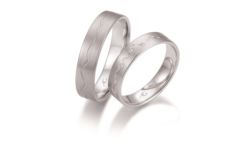 Vielsesringe i 8 karat guld fra Gerstner 28664  (L2)   (02/26)