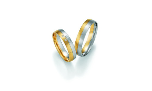 Vielsesringe - HM Pure V i guld og hvidguld   (03/25)