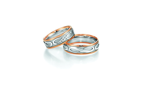 Vielsesringe - Hearts, love, infinity i guld