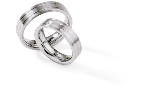 Vielsesringe i stål   (20/08)