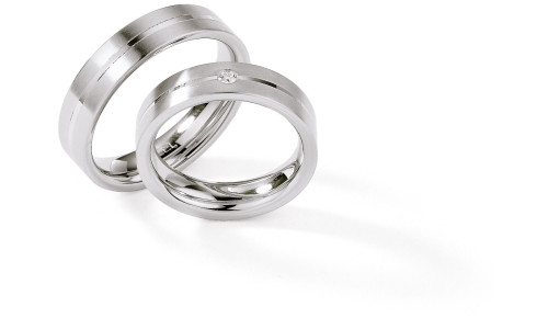 Vielsesringe i stål  (20/08)