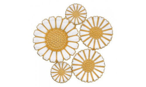 Lund Marguerit - Broche/vedhæng forgyldt