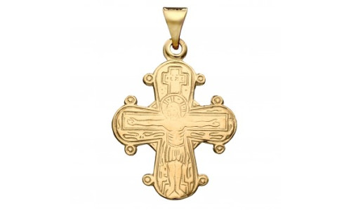 Lund Dagmarkors - 20x17 mm med fader vor på bagsiden