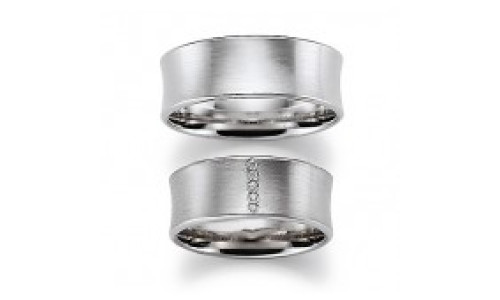 Vielsesringe 20263/8 fra Gerstner i 9 karat hvidguld  (X6)  (02/26)