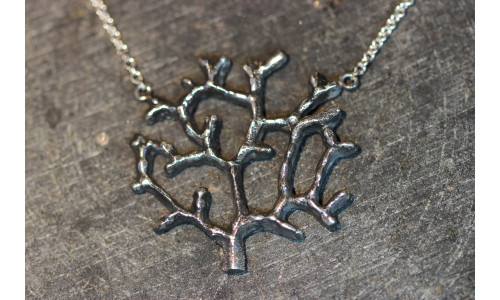 Livets træ i 925 oxideret sølv  (12/22)