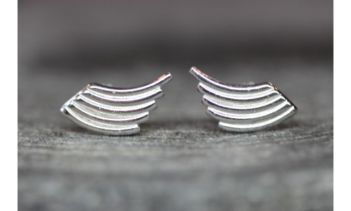 Ørestikker i hvidguld i 14 karat    (11/25)