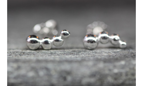 Ørestikker i hvidguld 14 karat   (11/25)