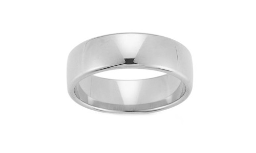 Min vielsesring profil 0 i 14 karat hvidguld   (02/26)