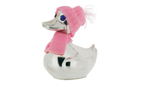 Dansk designet Sparebøsse And lyserød