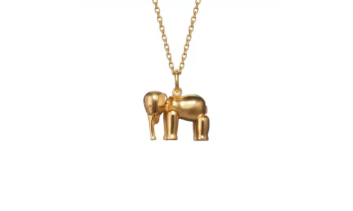 Kay Bojesen Elefant Halskæde Forgyldt Sølv KBJ-2
