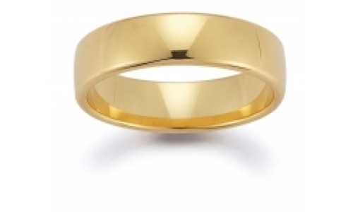 Min vielsesring profil 1 i 14 karat guld i alm og rosaguld   (02/26)